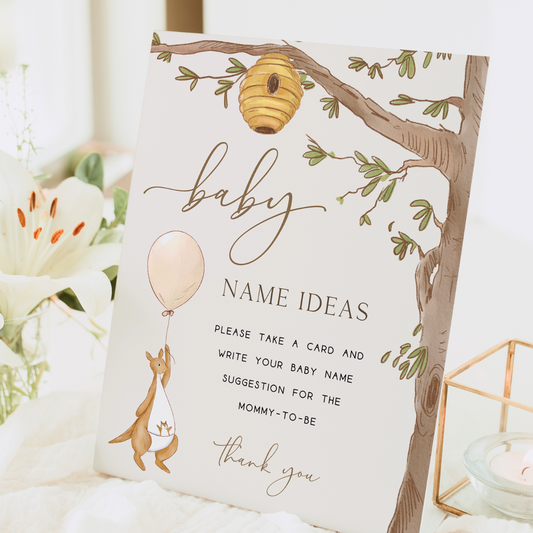 winnie the pooh game
pooh shower games
classic pooh signs
gaming baby shower
winnie pooh party
editable shower game
pooh printable
baby shower guessing
guess baby shower
baby naming games
baby names game
baby name ideas
baby shower signage