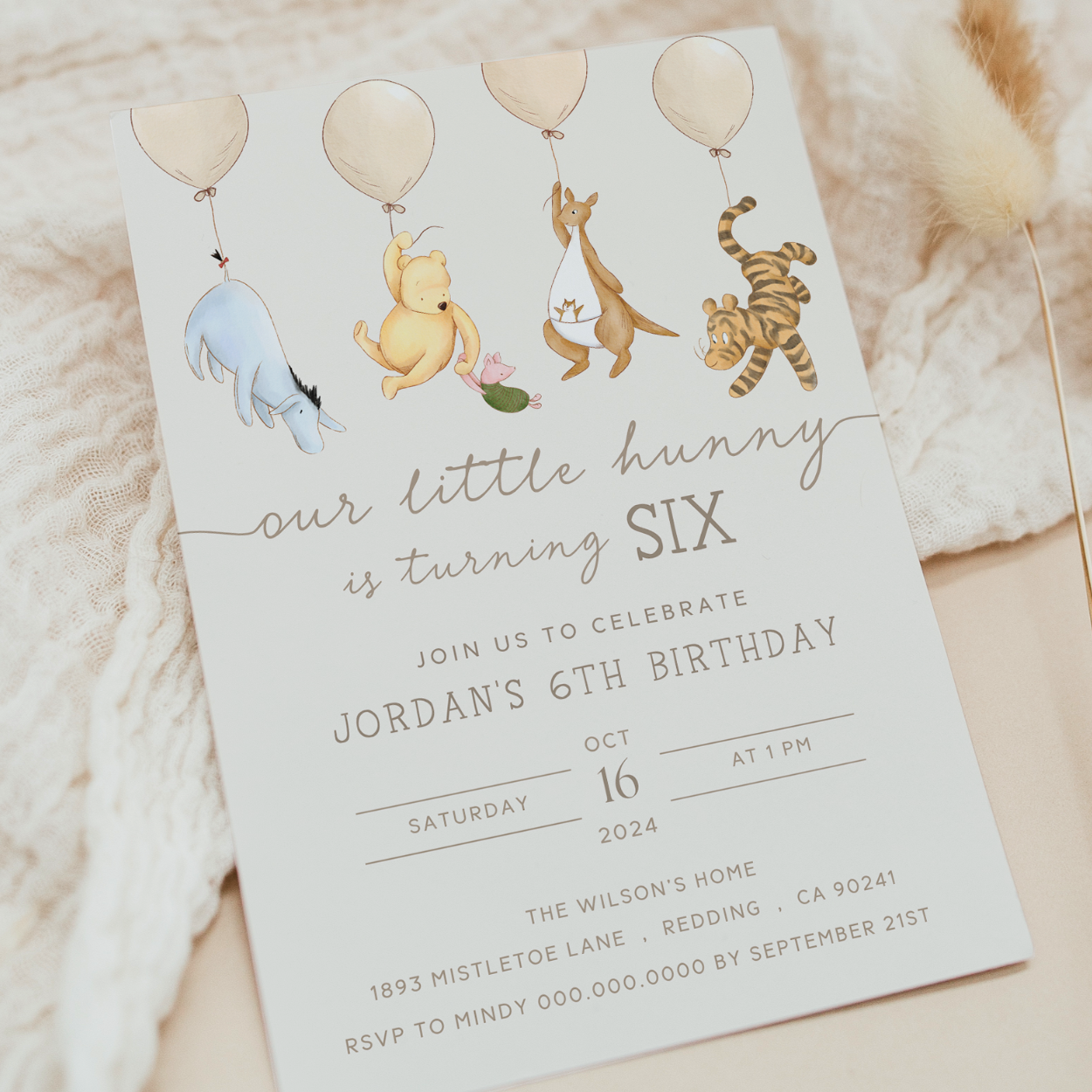 pooh birthday
pooh baby invite
classic winnie party
vintage pooh bear
invitation neutral
pooh and friend
girls digital invite
girl birthday 6th
6th birthday 7th
boys 6th birthday
turning 6
sixth birthday
kids invite birthday