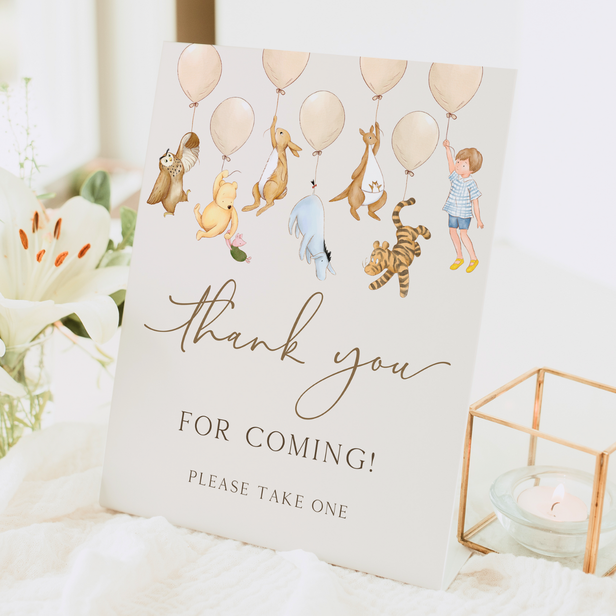 winnie the pooh baby
baby shower signage
custom party sign
printable template
unique baby ideas
vintage pooh bear
thank you for coming
thank you signs
classic pooh signs
winnie pooh party
pooh baby birthday
sweet treat
sign please take one
