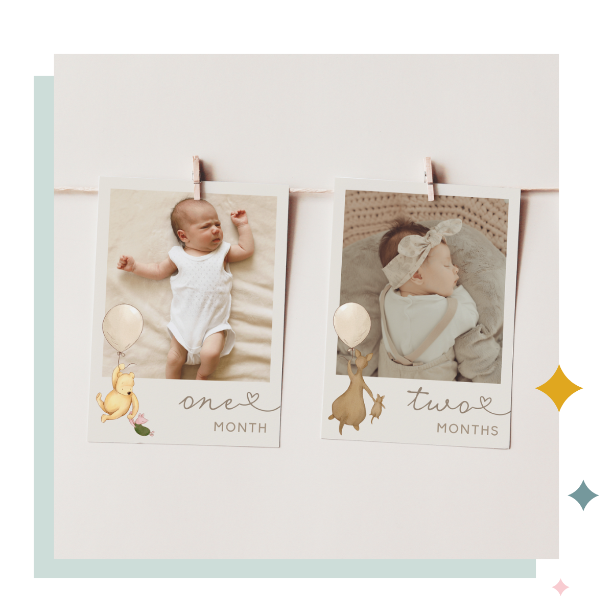 winnie the pooh milestone banner