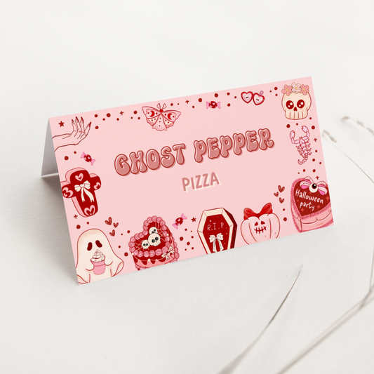 halloween place card