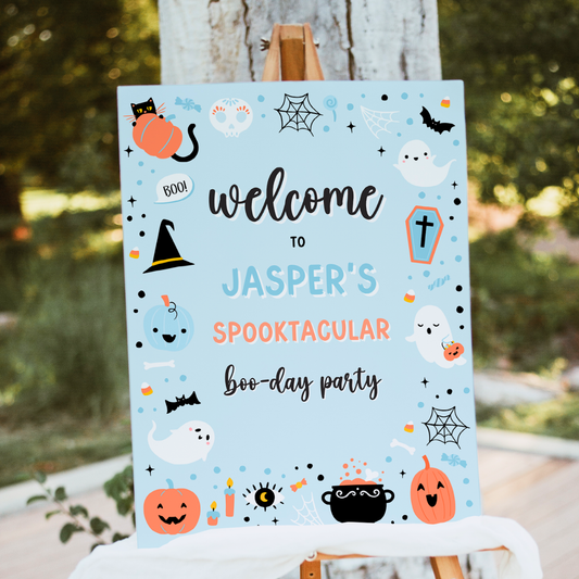 boo day party signage
