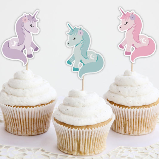 Rainbow pastel unicorn birthday party decoration