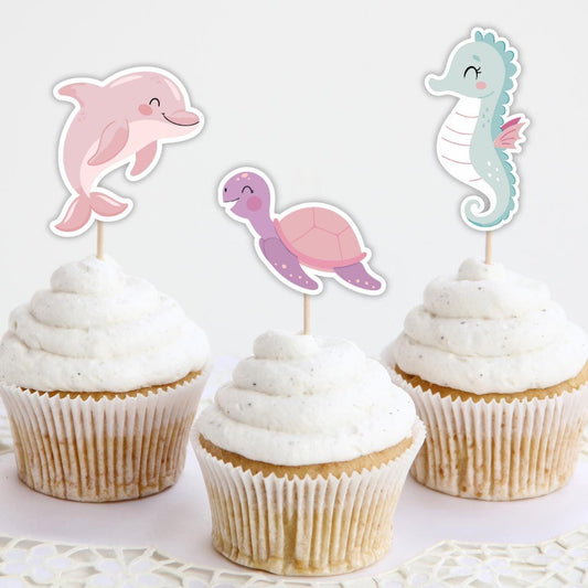 Under the Sea Cutout Cake Topper