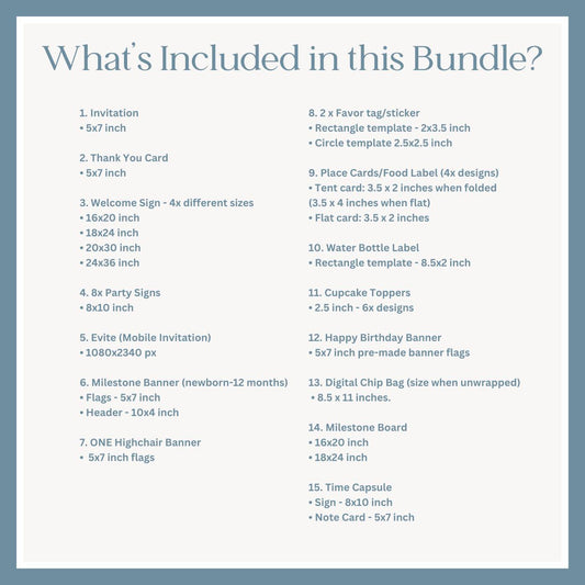 Whats included in this bundle in details
