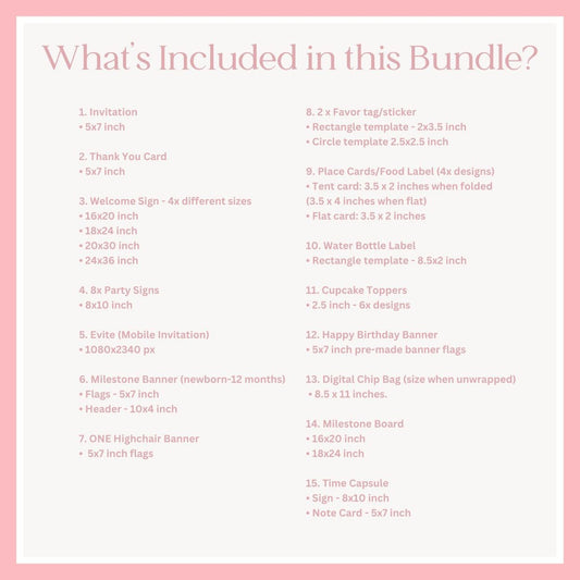 Whats included in this bundle