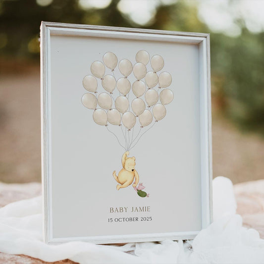Winnie the Pooh Baby Shower Signature Guest Book