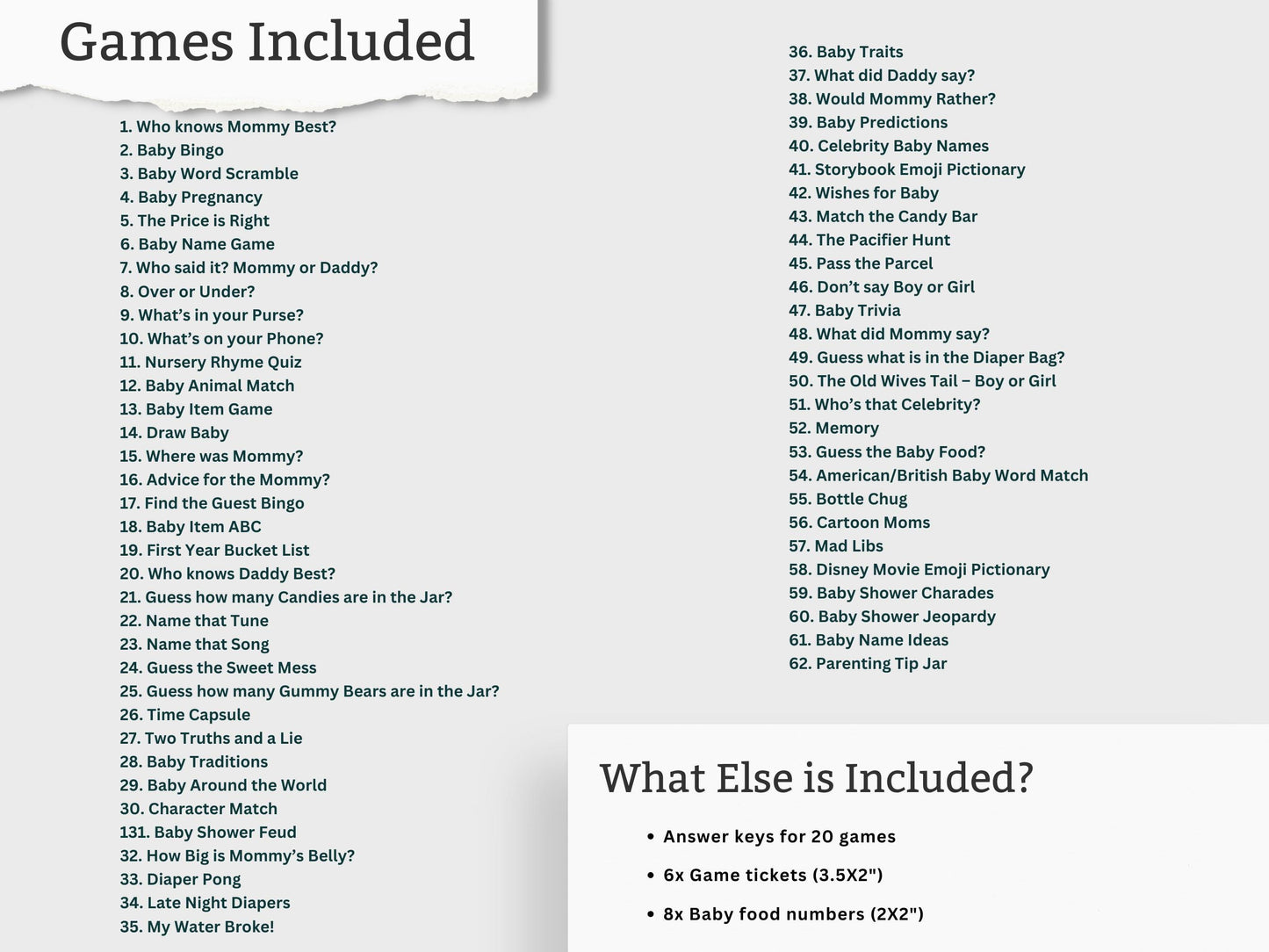 Whats included in this bundle in details
