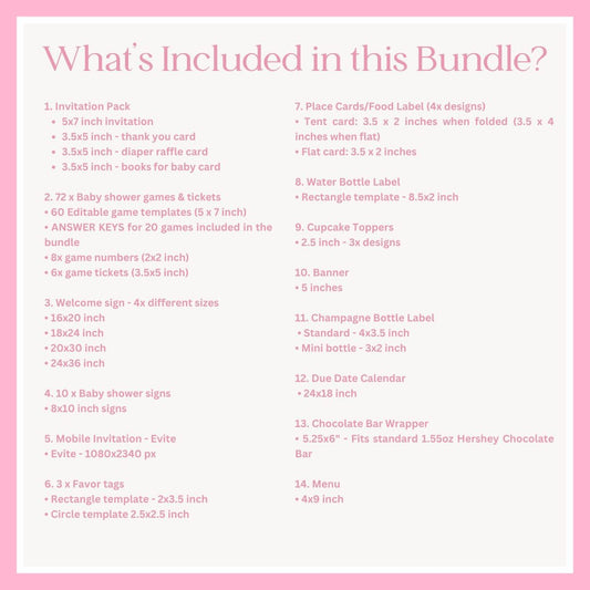 Whats included in this bundle in details