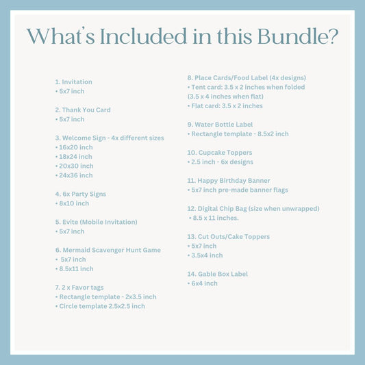 Whats included in this bundle in details