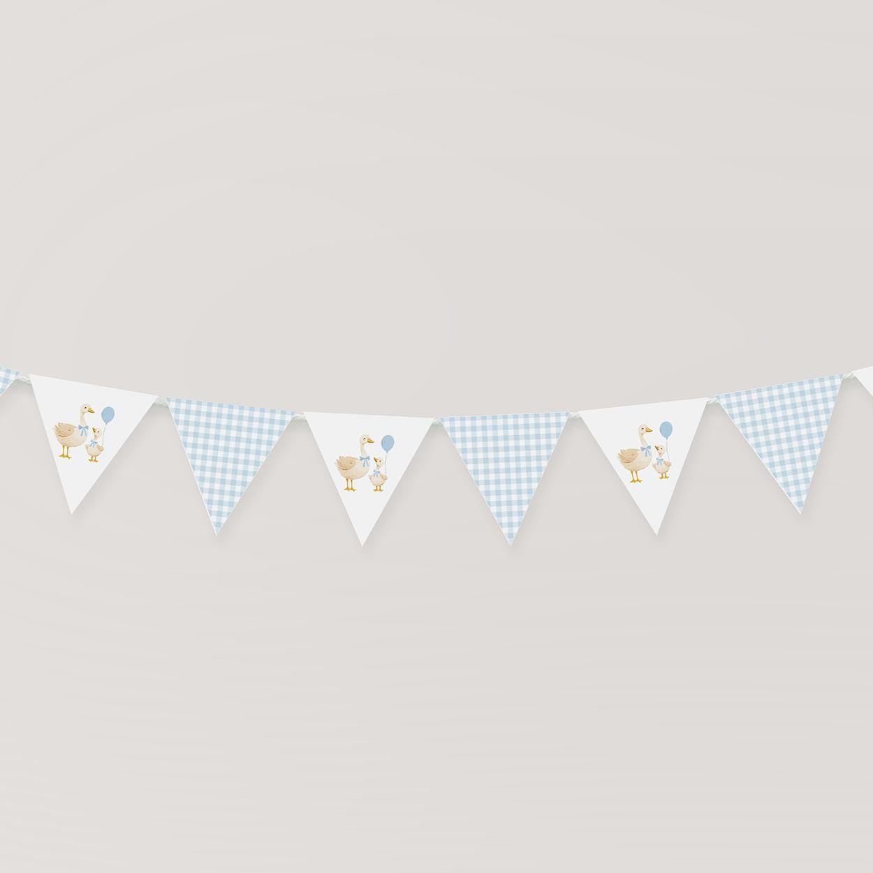Rustic mother goose party decor garland