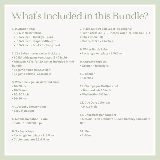 Whats included in this bundle in details