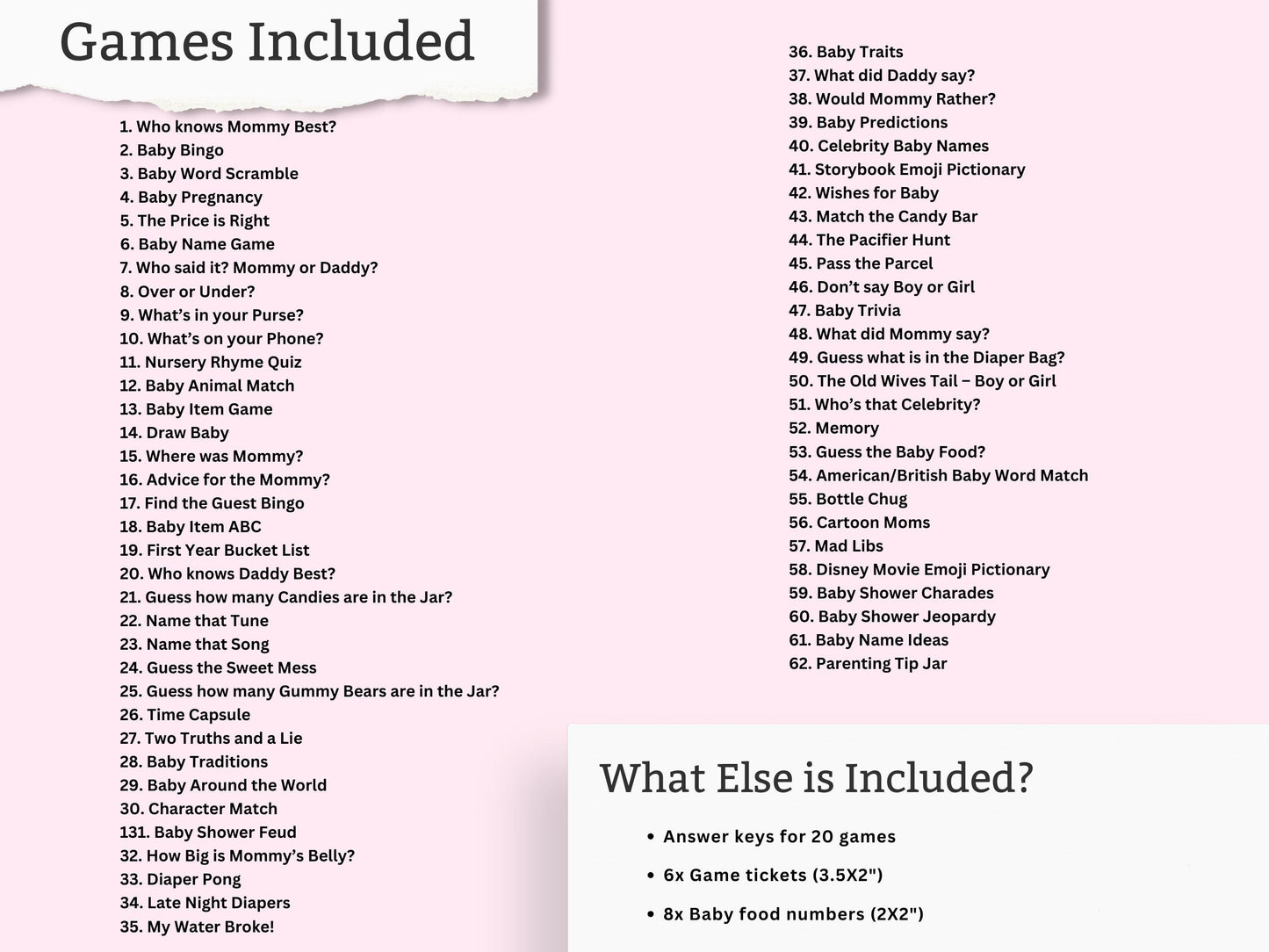 Whats included in this bundle in details