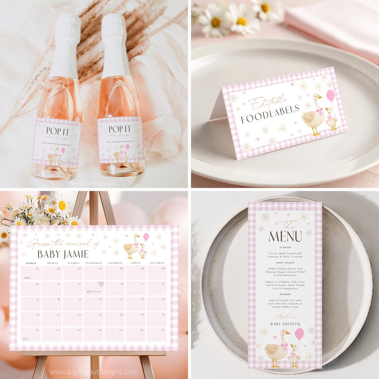 Spring baby shower decorations for girl party