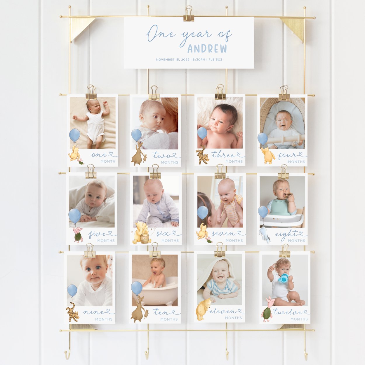 Winnie the Pooh 1st Birthday Boy Bundle - Big Day Out