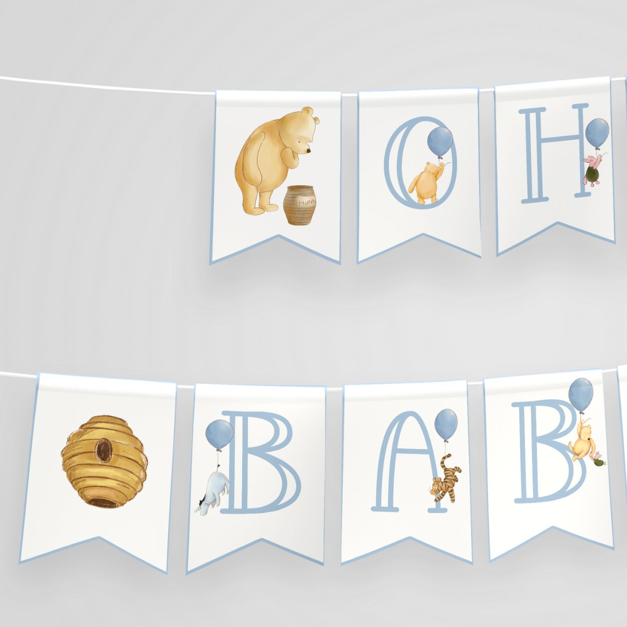 Winnie the Pooh Boy Baby Shower Bundle - Big Day Out