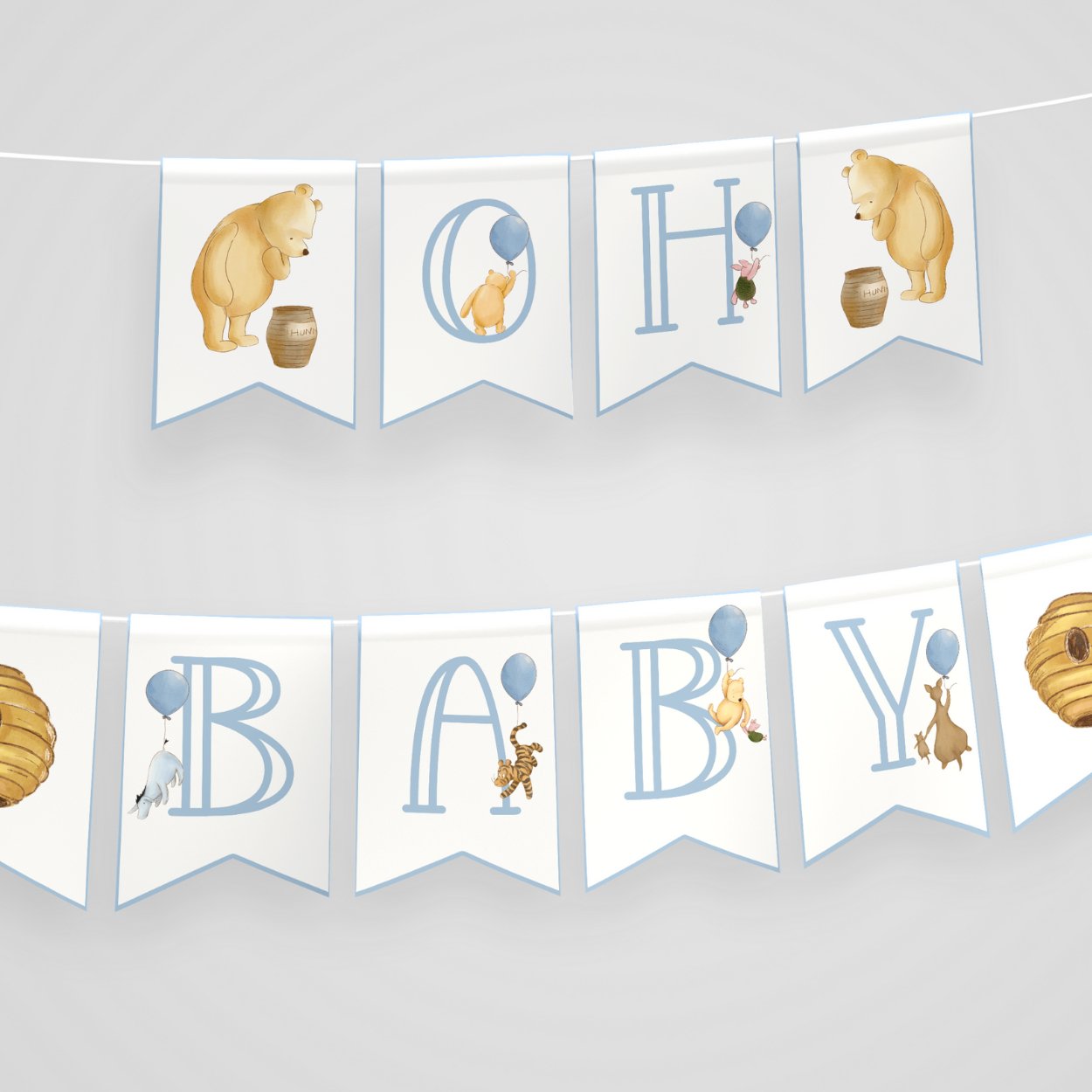 Winnie the Pooh Boy Baby Shower Bundle - Big Day Out