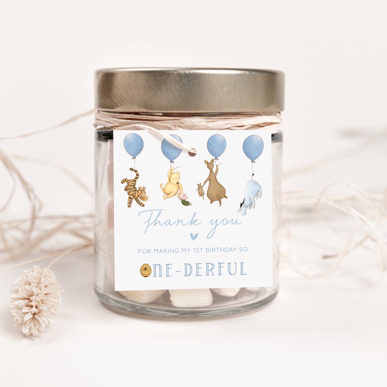 Winnie the Pooh Favor Tag - Big Day Out
