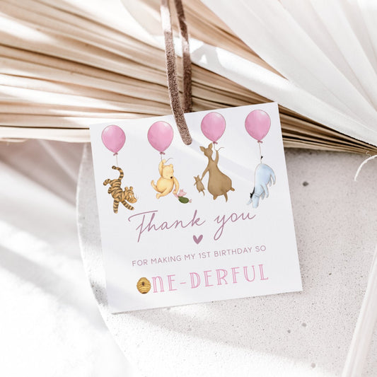 Winnie the Pooh Favor Tag - Big Day Out