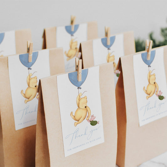 Winnie the Pooh Favor Tags Bundle - Big Day Out