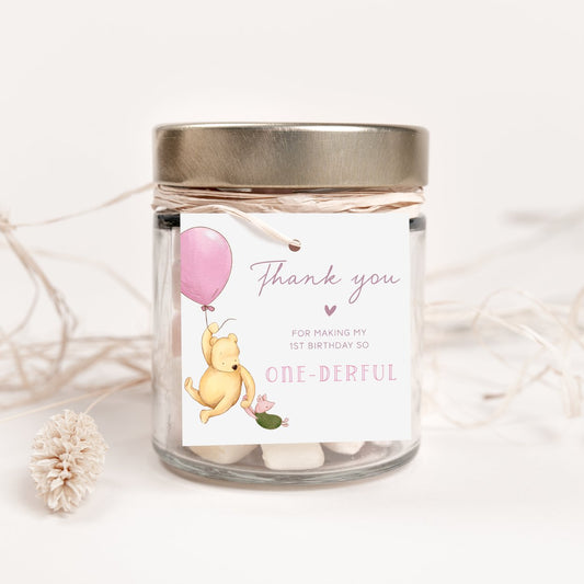 Winnie the Pooh Favor Tags Bundle - Big Day Out