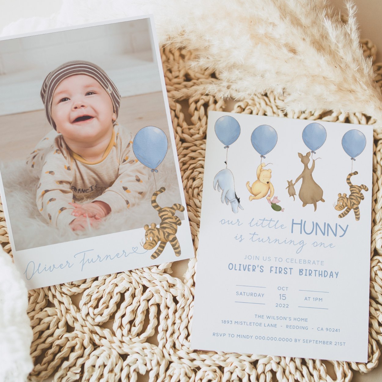 Winnie the Pooh Invitation - Big Day Out