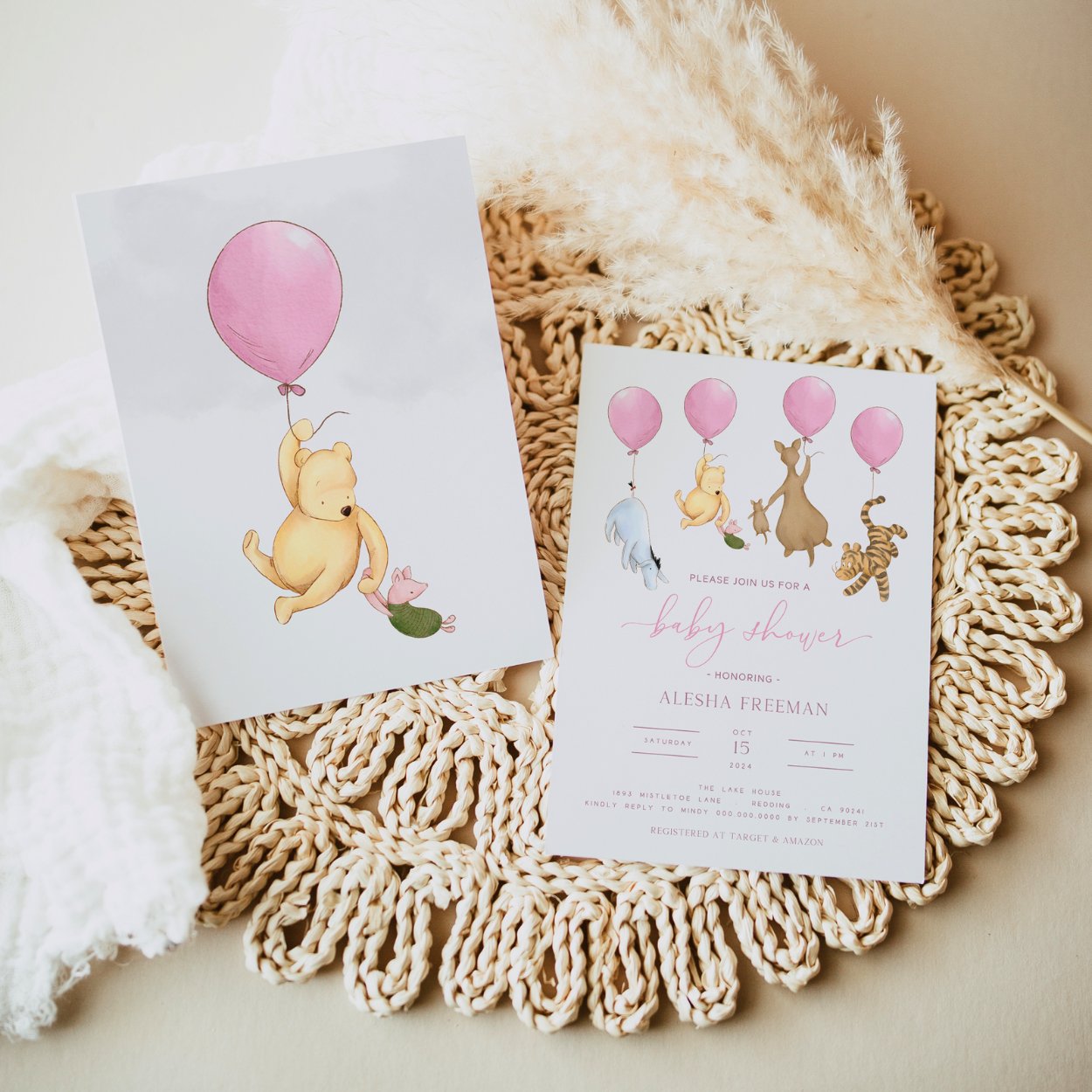 Winnie the Pooh Invitation - Big Day Out
