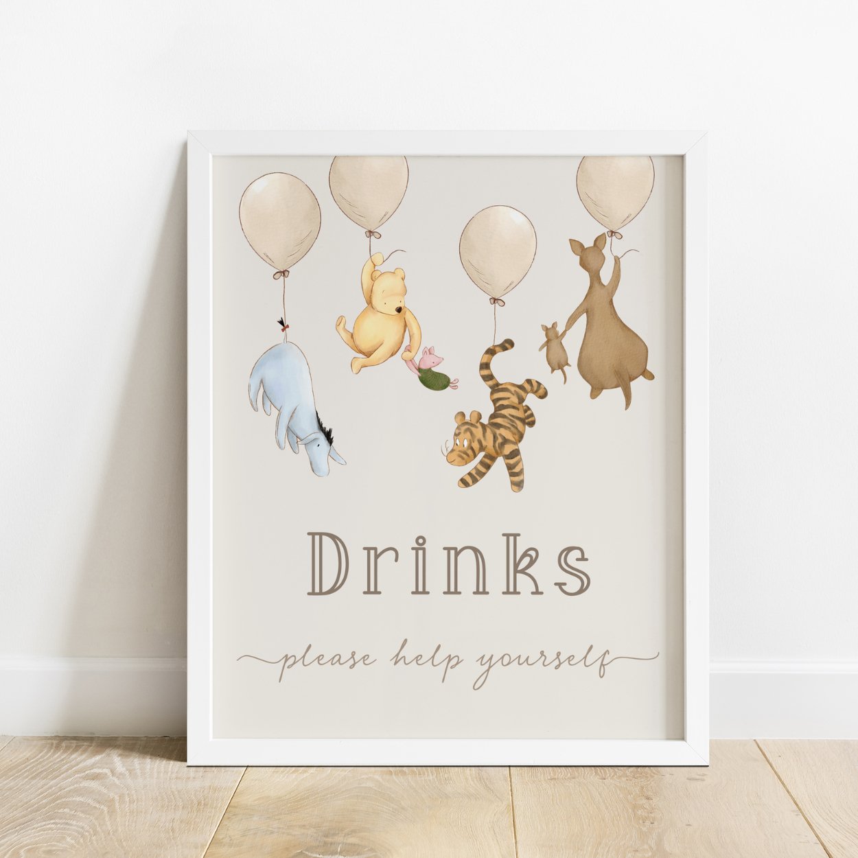 Winnie the Pooh Table Sign Bundle - Big Day Out