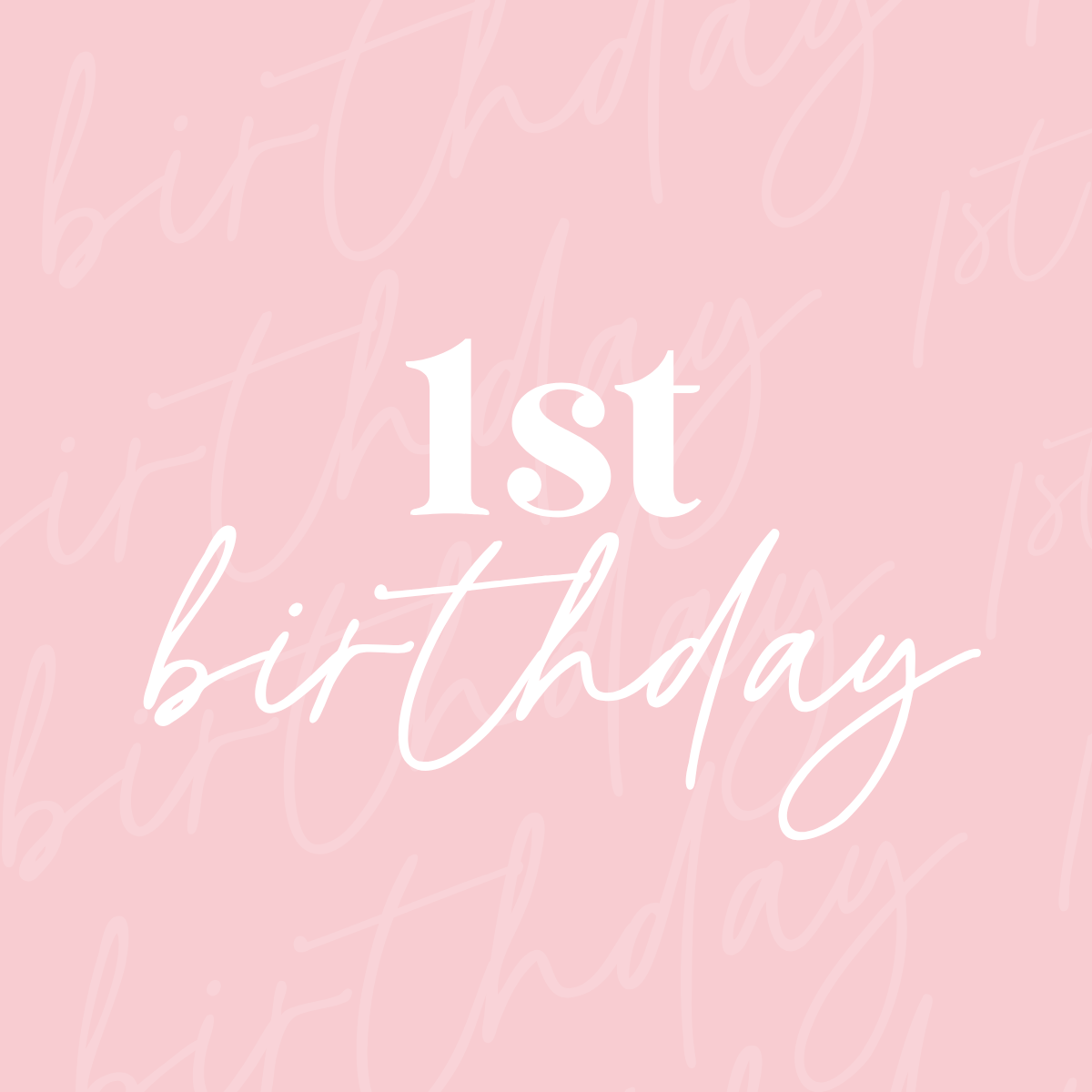 1st Birthday Party Decorations & Printable Templates