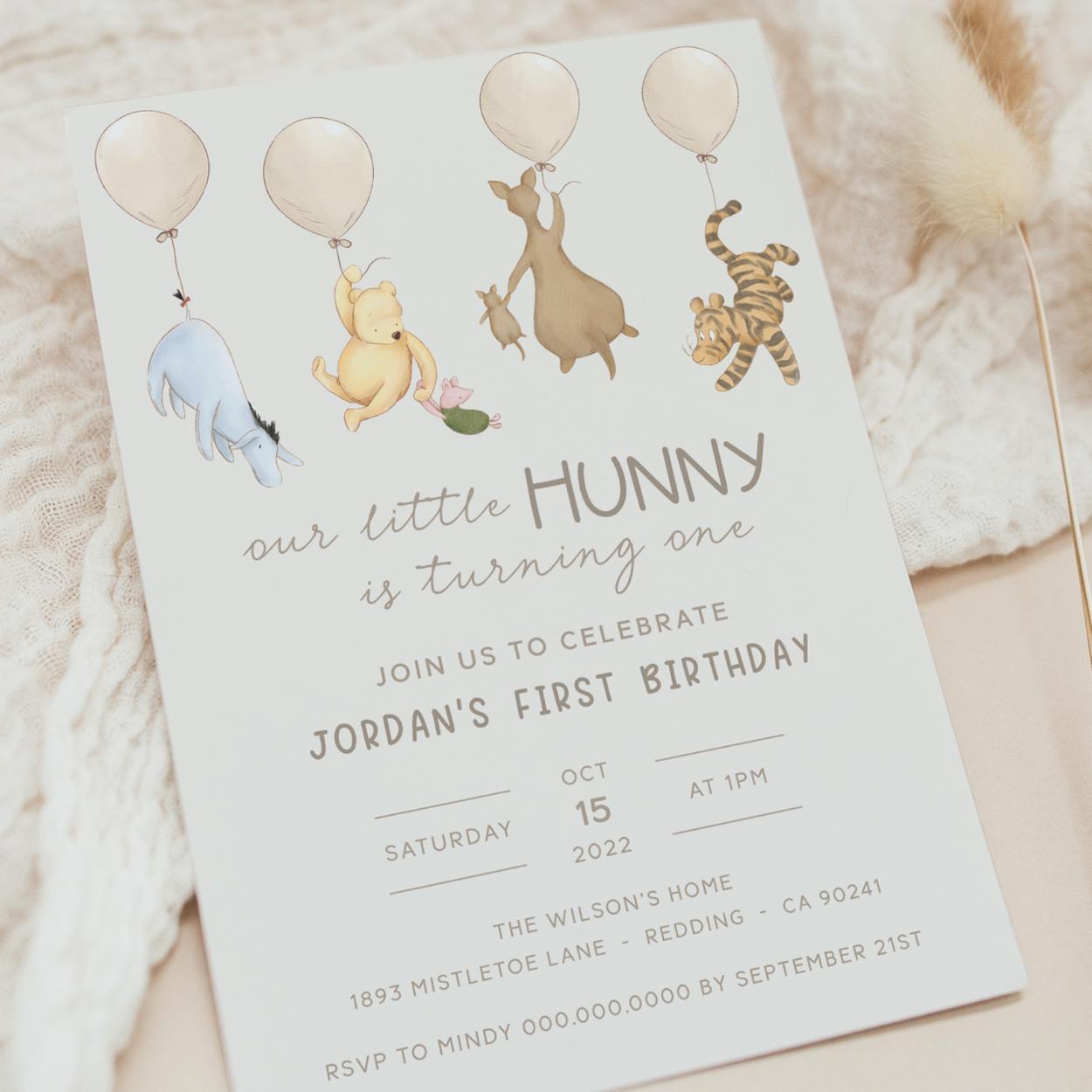 1st Birthday Invitations