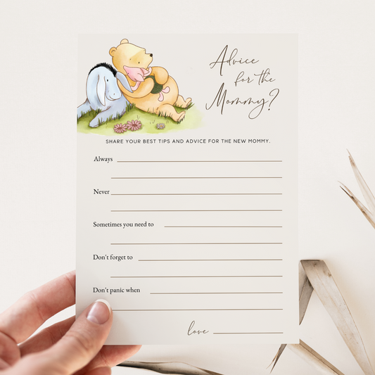 Winnie the Pooh Advice For The Mommy Game