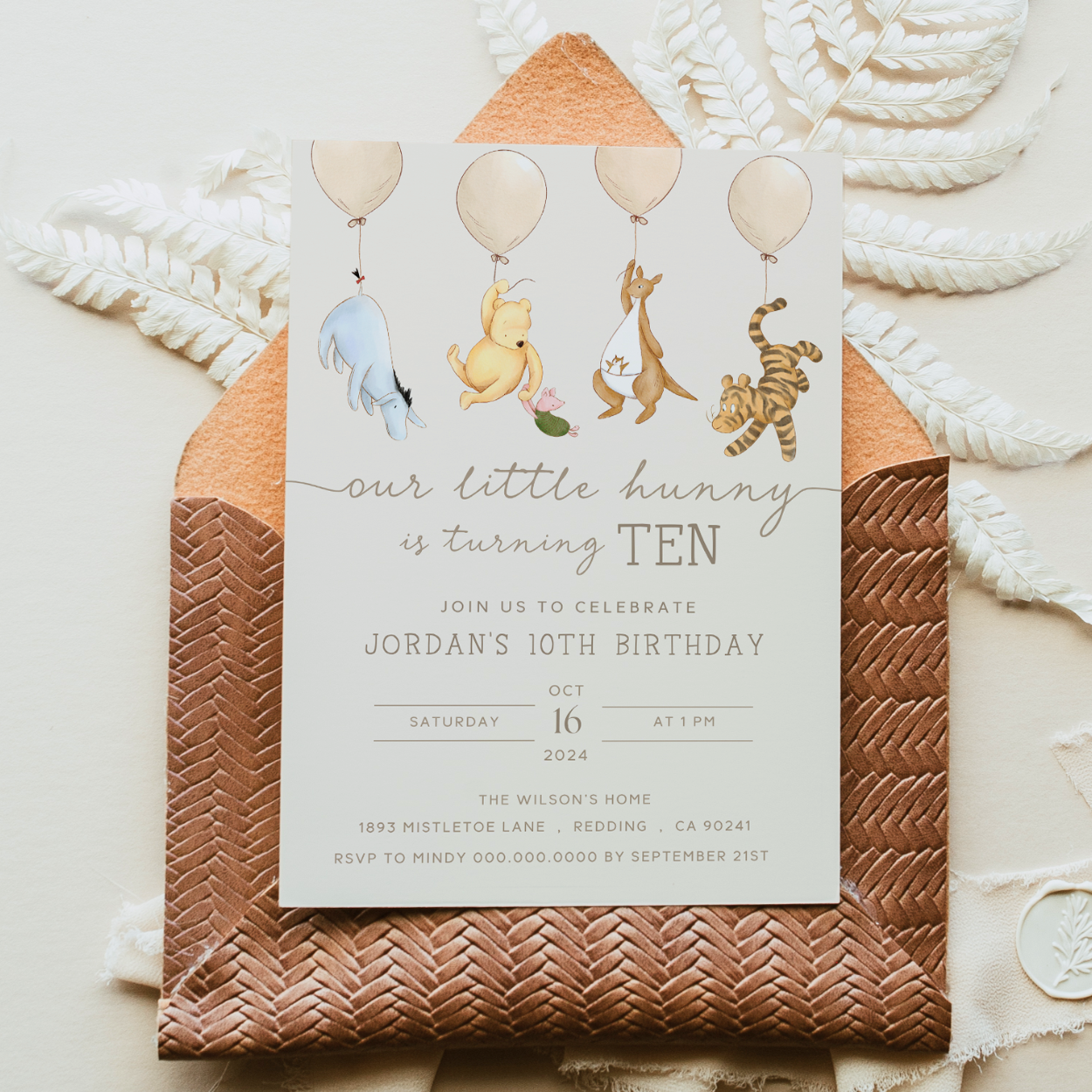 pooh birthday
classic winnie party
vintage pooh bear
invitation neutral
pooh and friend
girls digital invite
kids invite birthday
party invite canva
10th birthday
birthday 10th girls
10th invitation
10th birthday invite
tenth birthday