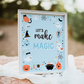 magical birthday party sign