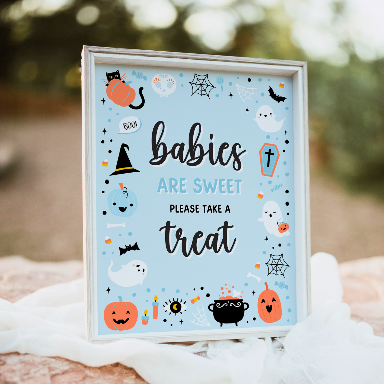 baby shower baby boy party sign
halloween