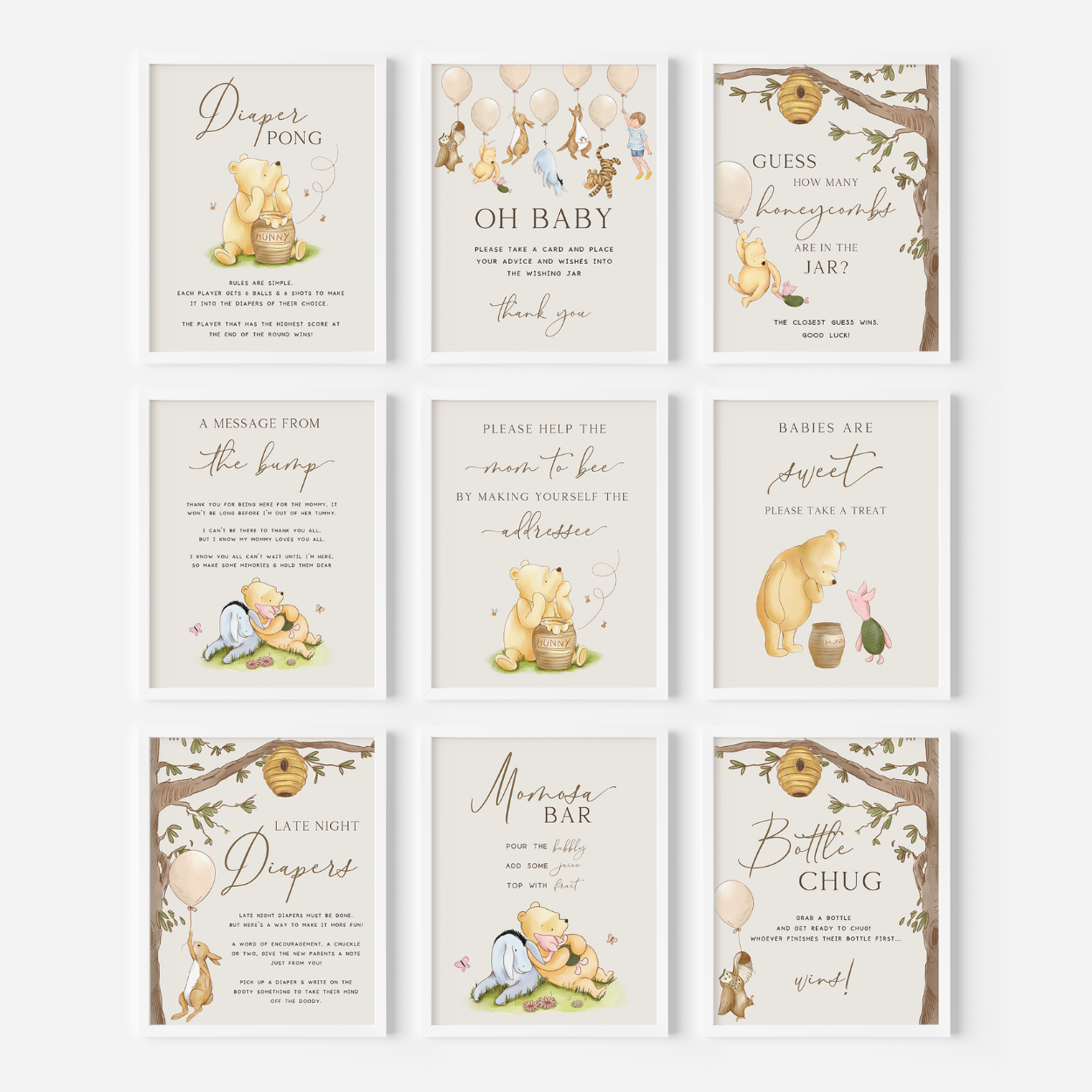 baby shower bundle
pooh bear winnie
winnie pooh classic
baby shower winnie
editable shower game
gaming baby shower
printable games baby
baby shower signs
baby shower decorate
decor table sign
boy girl shower set
shower neutral decor
pooh party birthday
