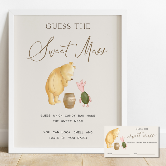 Winnie the Pooh Guess The Sweet Mess Game