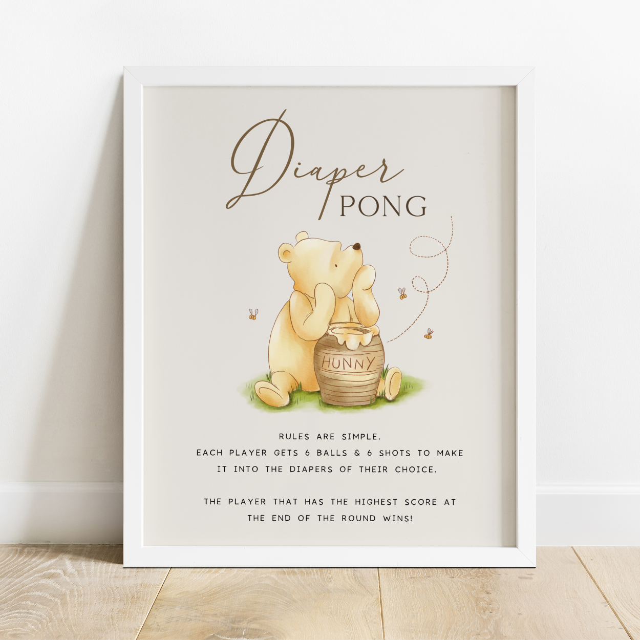 diaper pong classic winnie the pooh