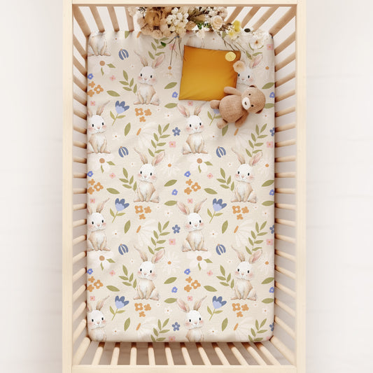 Bunny Fitted Crib Sheet