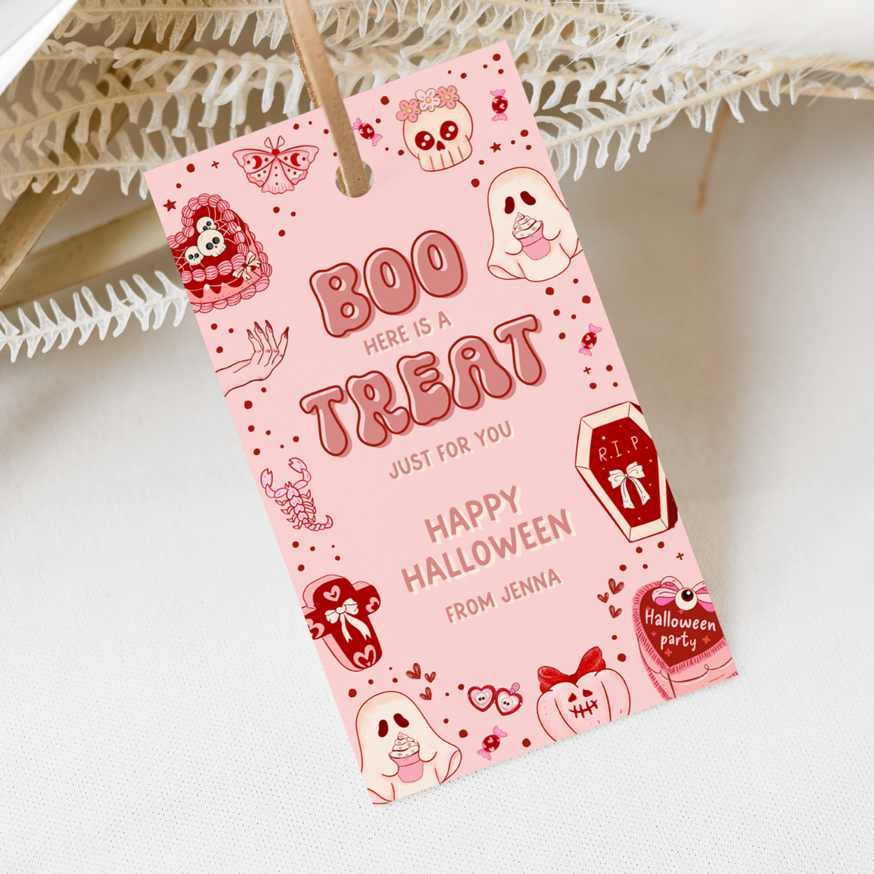 halloween favor tags