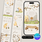 Interactive Winnie the Pooh Baby Shower invitation