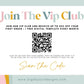 Join the vip club Scan code