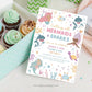 Mermaid and Shark Birthday Invitation