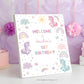Unicorn party welcome sign pastel