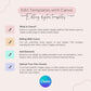 Instruction of Editing template in canva