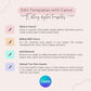 Instruction of Editing template in canva