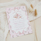 Easter theme bunny shower card design