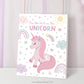 Instant download unicorn party game poster