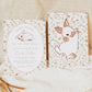 Gender neutral Easter bunny baby shower printable card