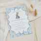 Printable bunny-themed third birthday invitation