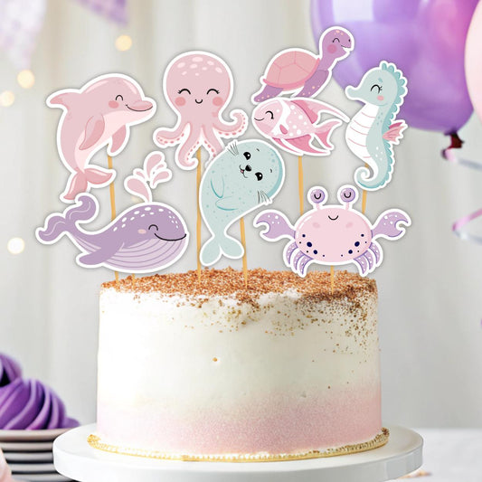 Under the Sea Cutout Cake Topper